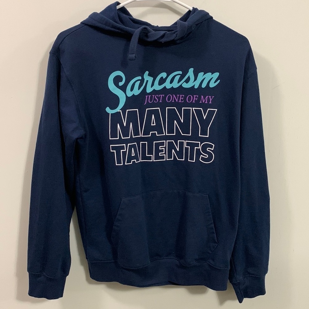 Wound Up humorous Sarcasm hooded sweatshirt - Women’s small hood condition